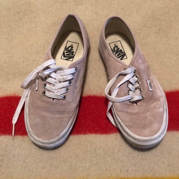 pink suede vans womens